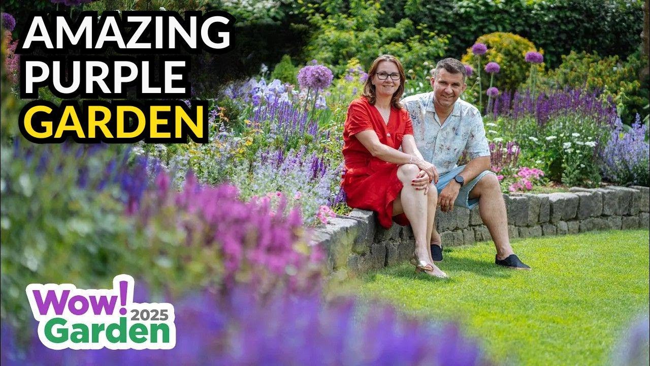 Stunning Purple Garden Tour with Hubert Lamański