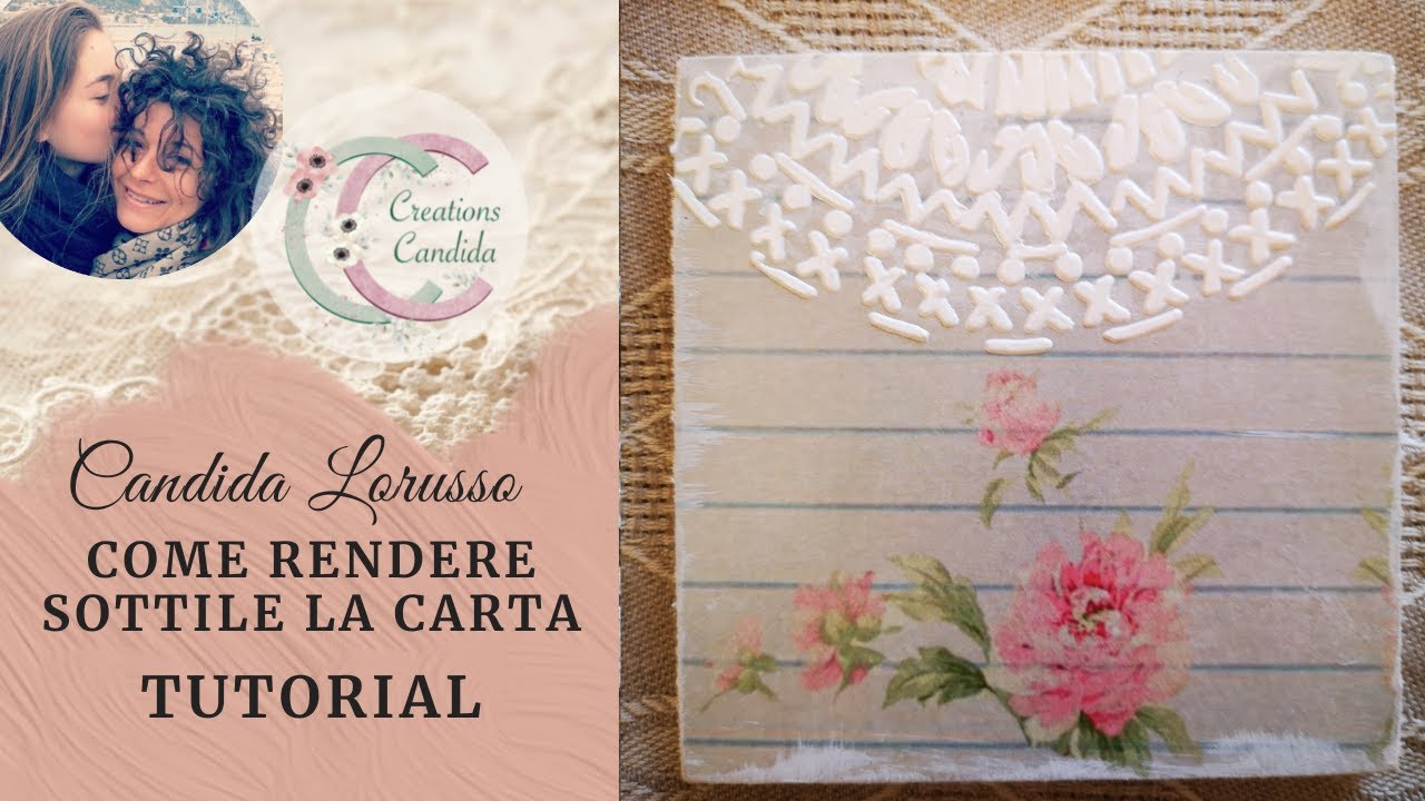 Come rendere sottili fogli stampati con laser. Perfetti per il decoupage.