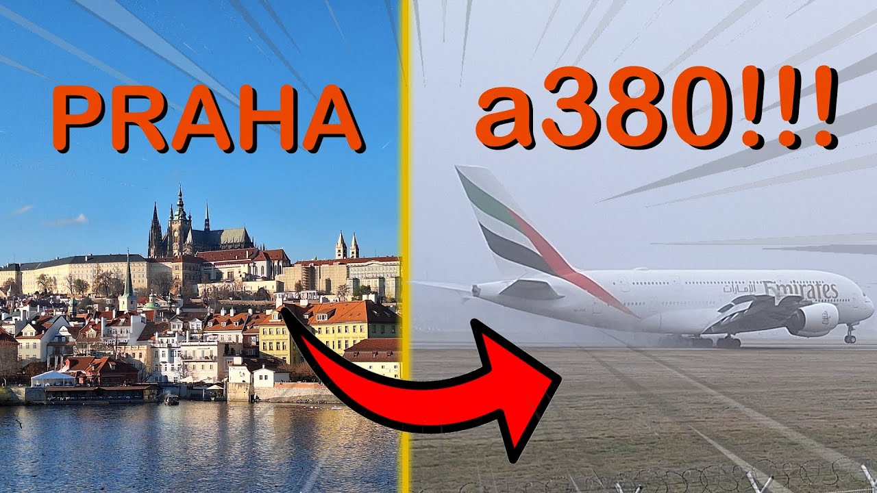 EPICKÝ vlog z Prahy - airbus a380