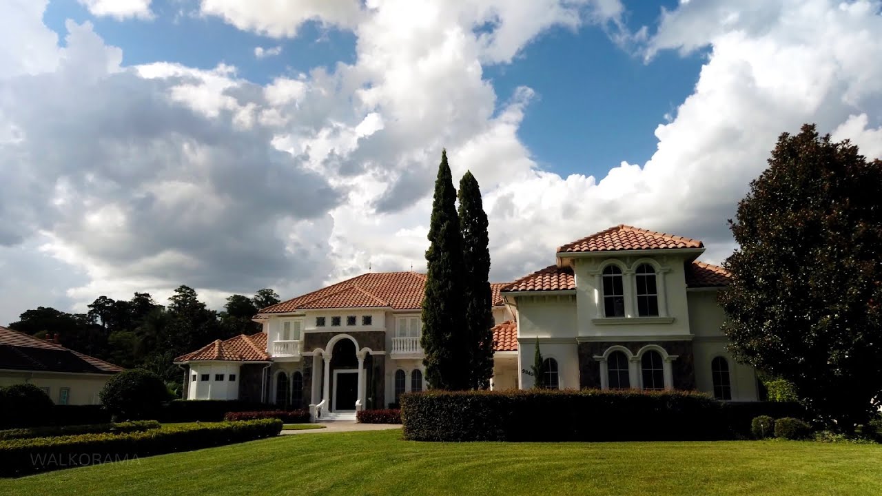 Florida Walk: The Mansions of Keene's Pointe in Windermere · Orlando Suburbs 4K