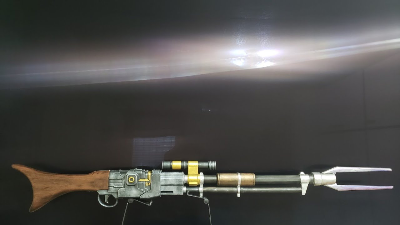 Transformación del The Mandalorian Amban Phase Pulse Blaster Rifle Repintado/Weathering/Custom