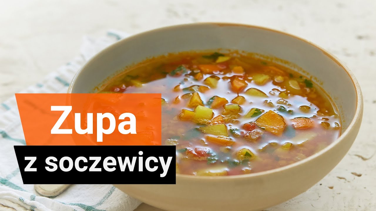 Pełna witamin zupa soczewicowa