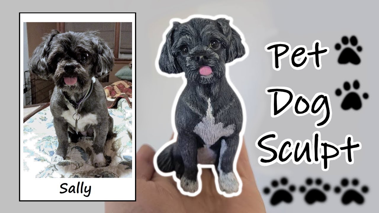 Sculpting a Custom Polymer Clay Pet: Sally the Dog