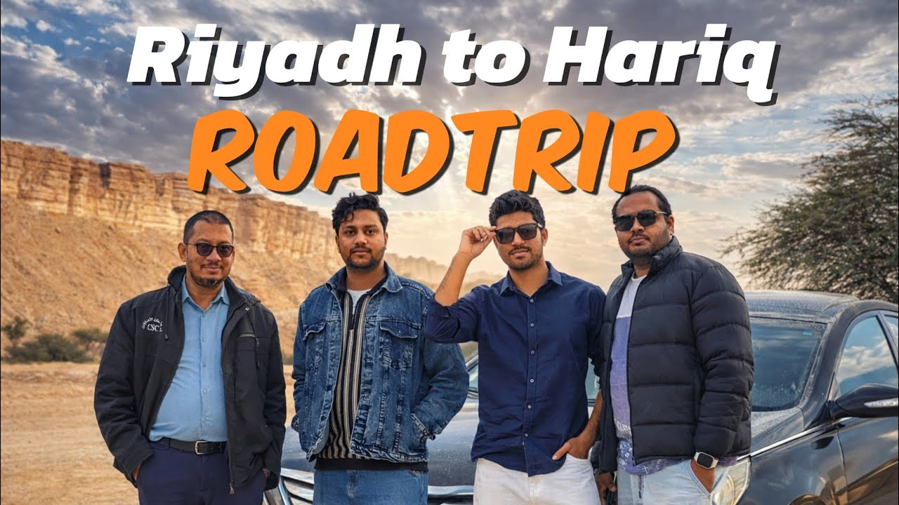 Riyadh to Hariq Orange Festival Roadtrip | KSA Vlog 🇸🇦