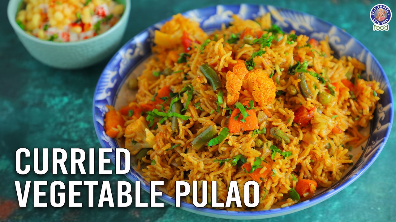 Pulao z warzywami w curry | Zdrowy posiłek z ryżem w jednym garnku | Idealny przepis na lunch i k...