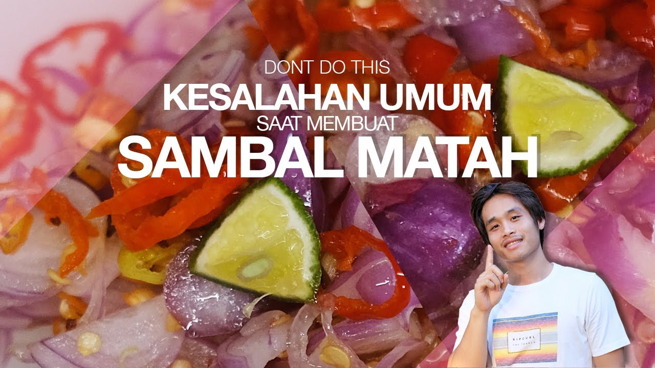 BIKIN SAMBAL MATAH ASLI BALI | JANGAN LAKUKAN INI