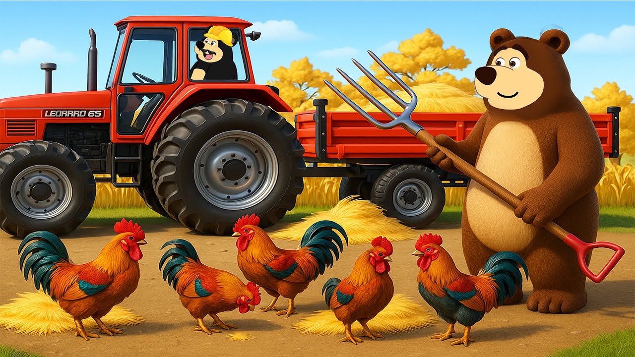 Farm Life Story 🚜🐔 | Setting Up Chicken Houses & Collecting Lots of Eggs | Real Farm Animation
