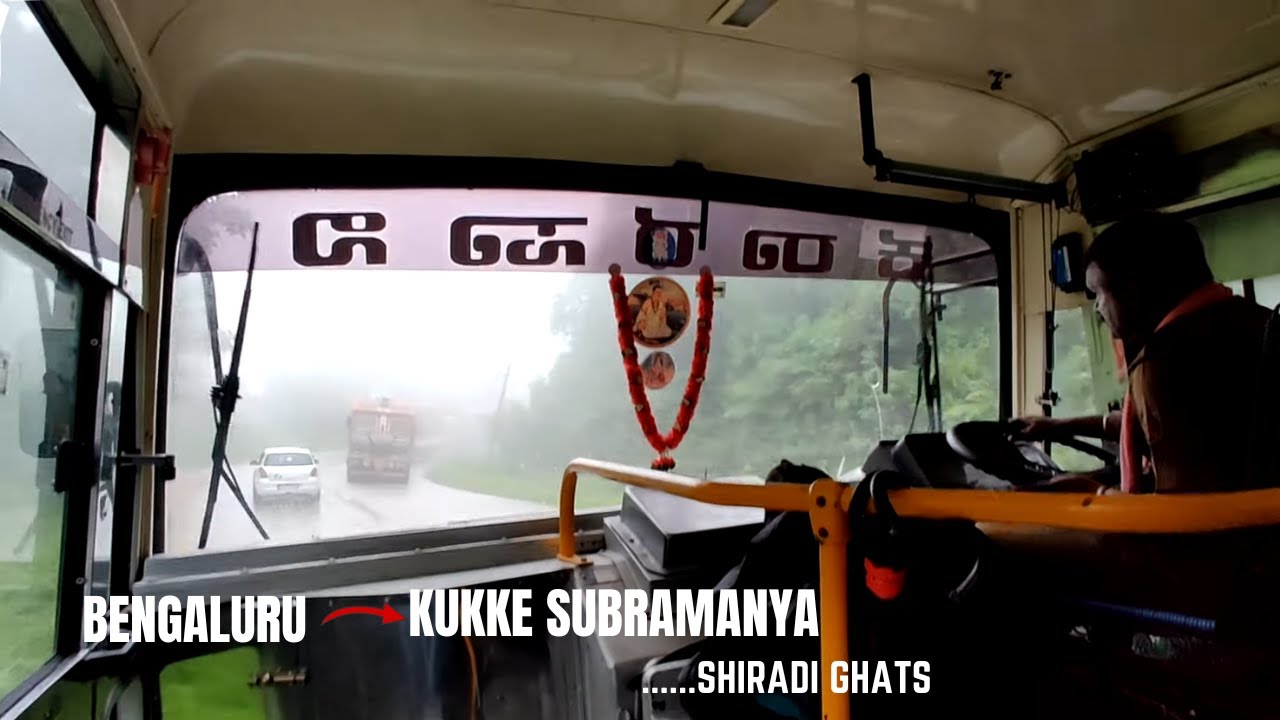 Banglore to Kukke subramanya in a day! || Beautiful western ghats || Shiradi Ghats