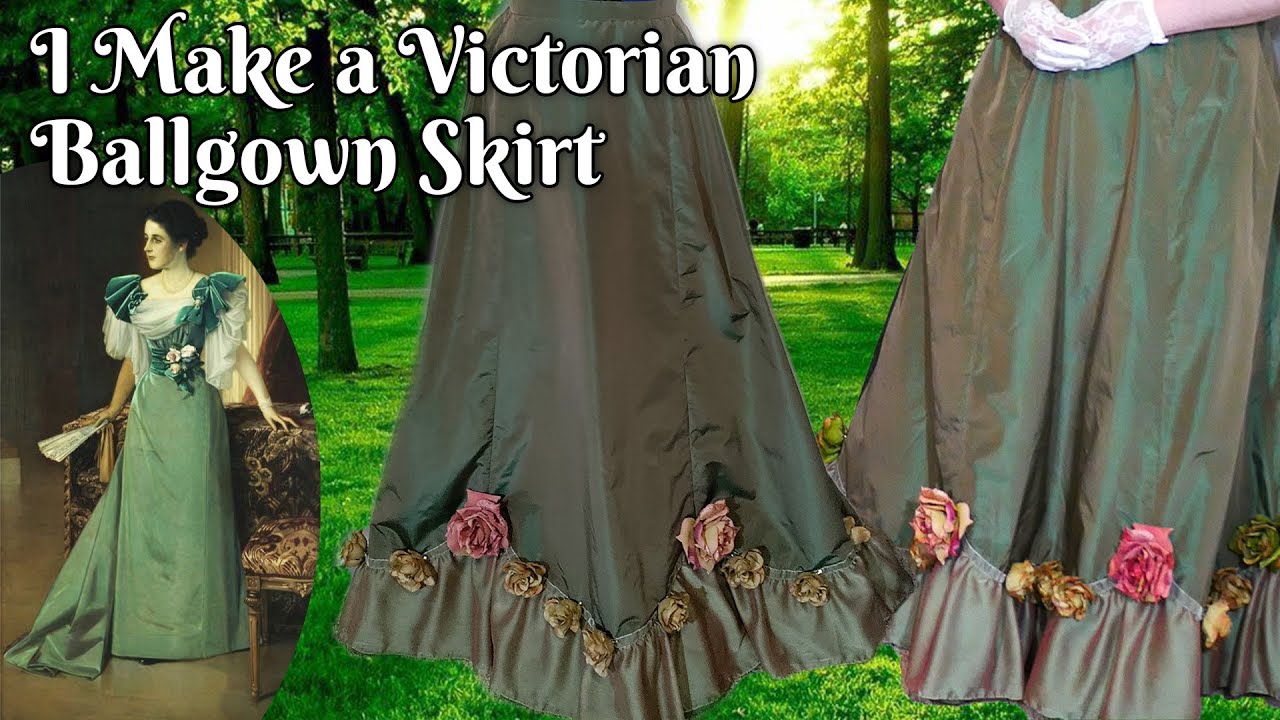 Making a Victorian Ballgown Skirt | 1890s Ballgown - Part 4