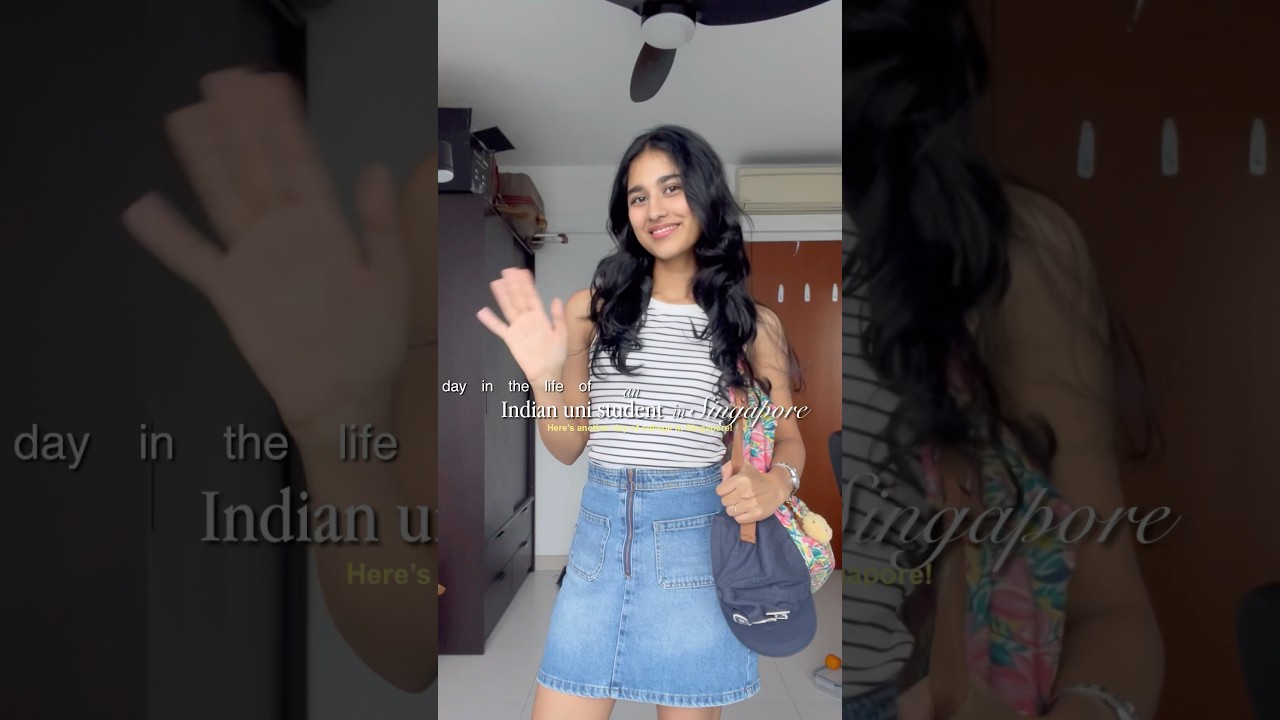 Uni Life in sg! D4 #minivlog #sliceoflife #aesthetic #studyabroad #india #singapore daily vlog