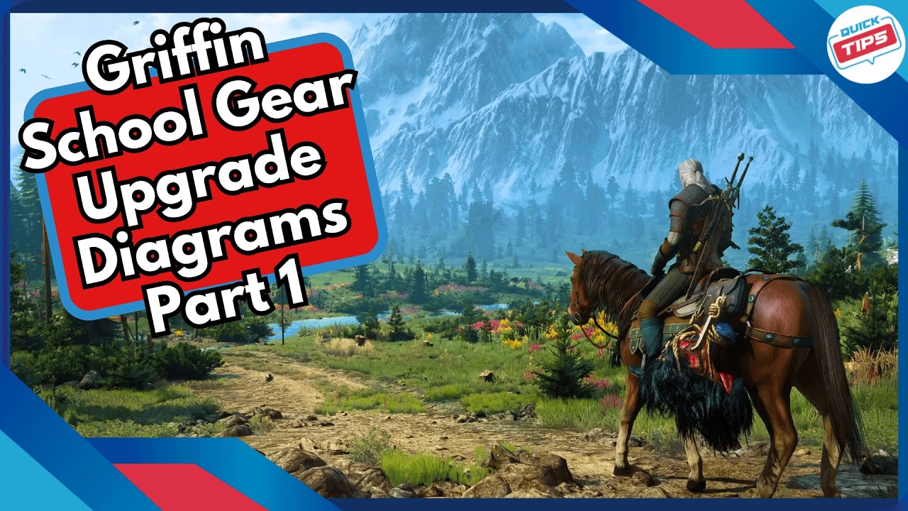 Griffin School Gear Upgrade Diagrams Part 1 Guide in Witcher 3