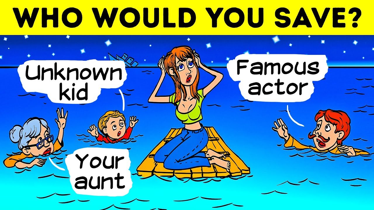 Who Would YOU Save? 17 Hard Riddles To Turn Your Brain On