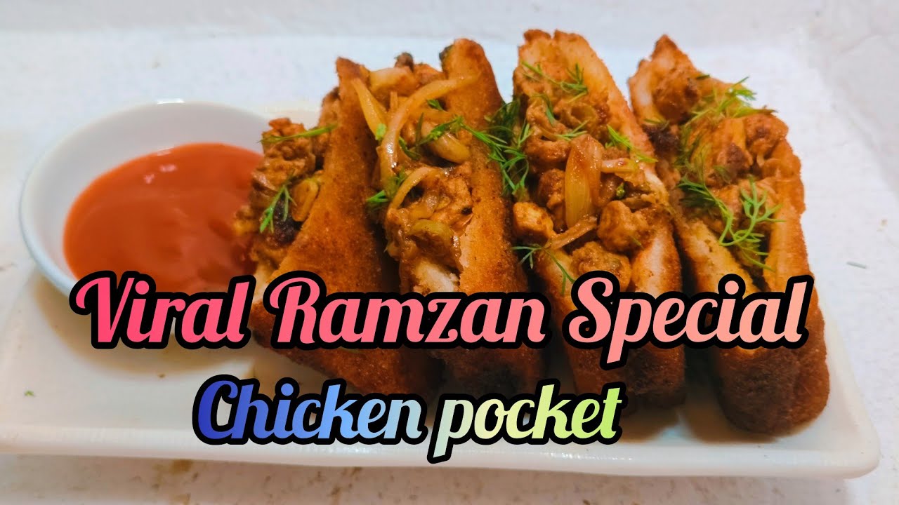 Viral Ramzan Special Chicken pocket recipe|Chicken Pocket recipe|Viral recipe|#Myuniquekitchen&vlog