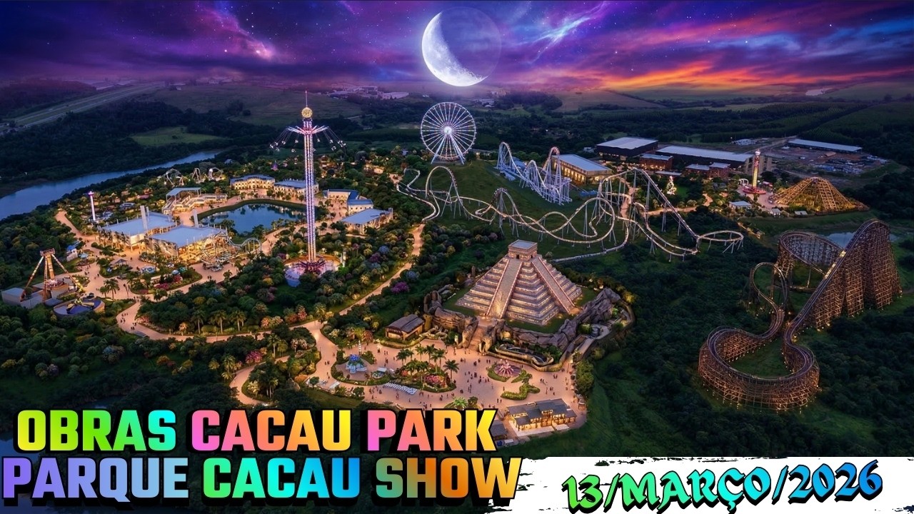 #71 VOCÊ não vai acreditar no tamanho do CACAU PARK! EVOLUÇÃO DAS OBRAS!!