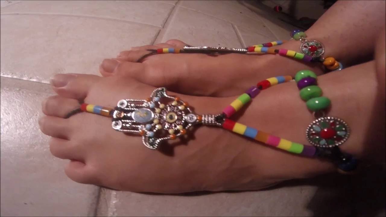 DIY Barefoot Sandals