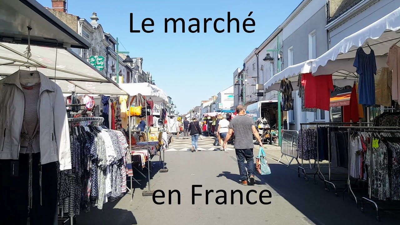 Visite d'un Marché français