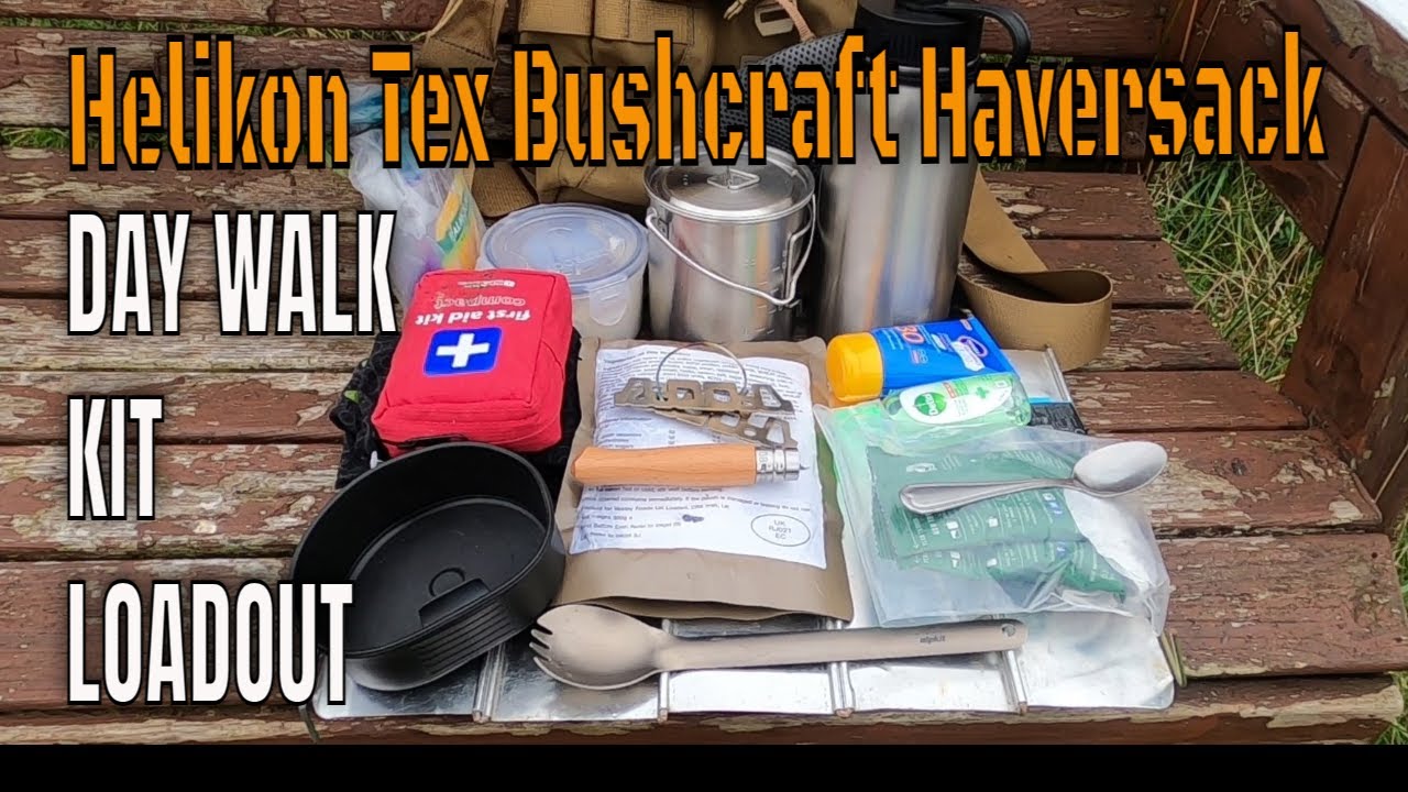 Day Walk Carry Kit Loadout | Helikon Tex Bushcraft Haversack