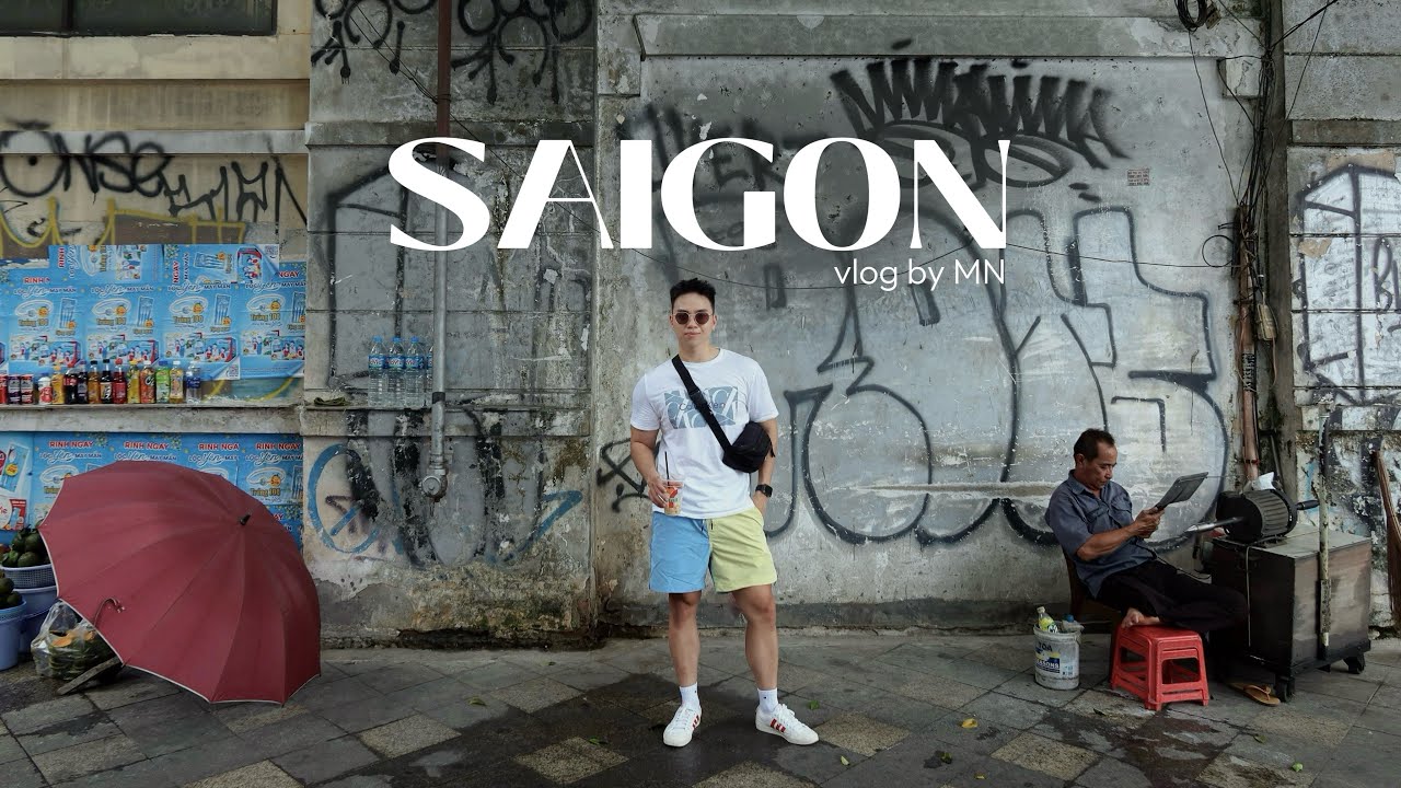 saigon vlog | local food, cozy coffee shops - lost in the city, found in the moments