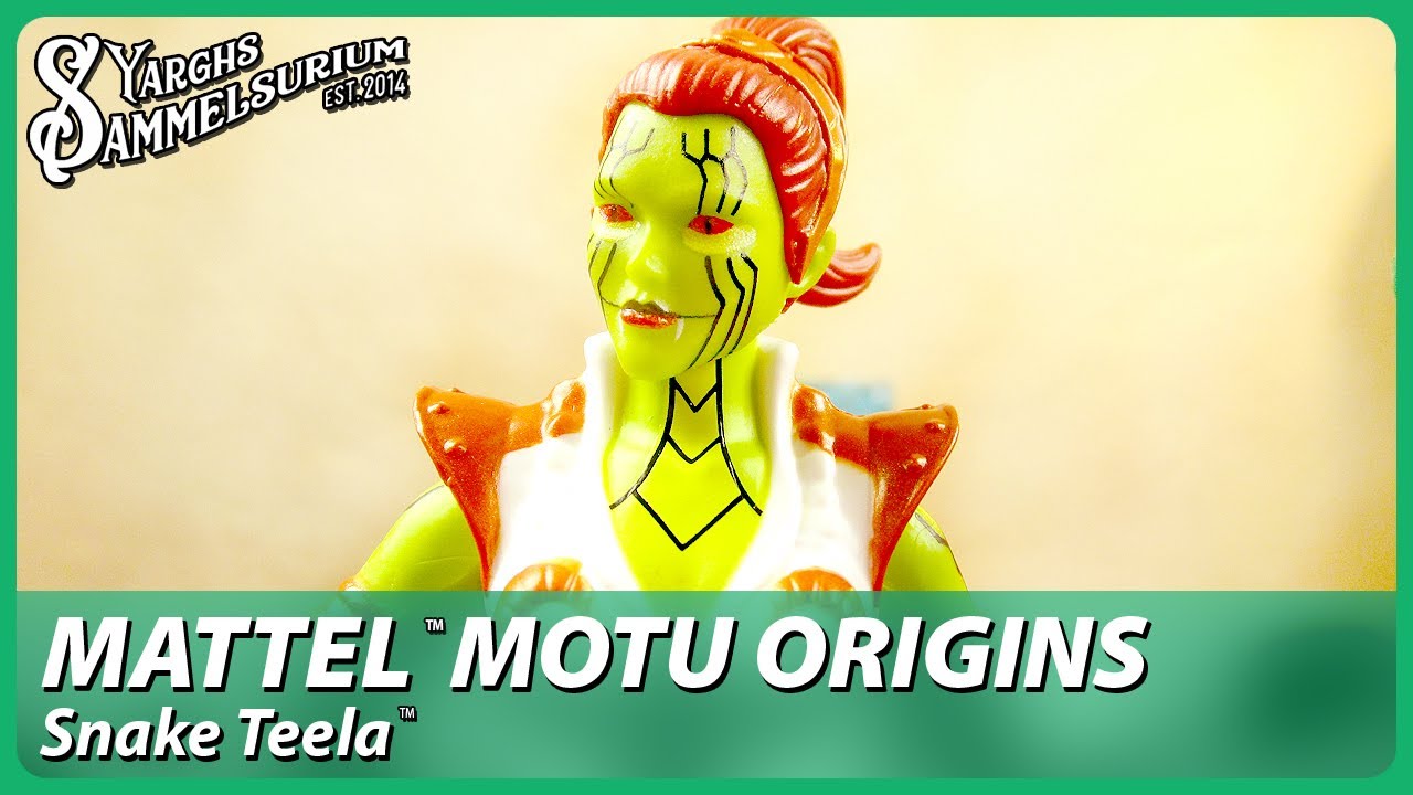 🐍 Review Snake Teela - MATTEL MotU Origins - Masters of the Universe - unboxing deutsch