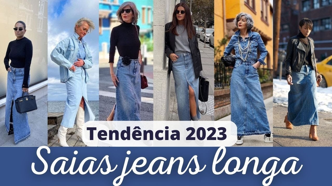 SAIA JEANS LONGA. A  pe&ccedil;a atemporal que &eacute; tend&ecirc;ncia em 2023.