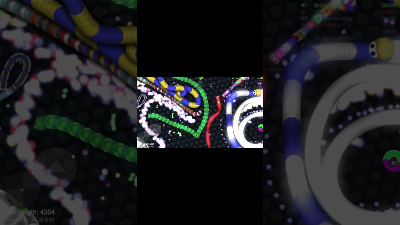 The most insane squeeze and trap kill in Slither.io