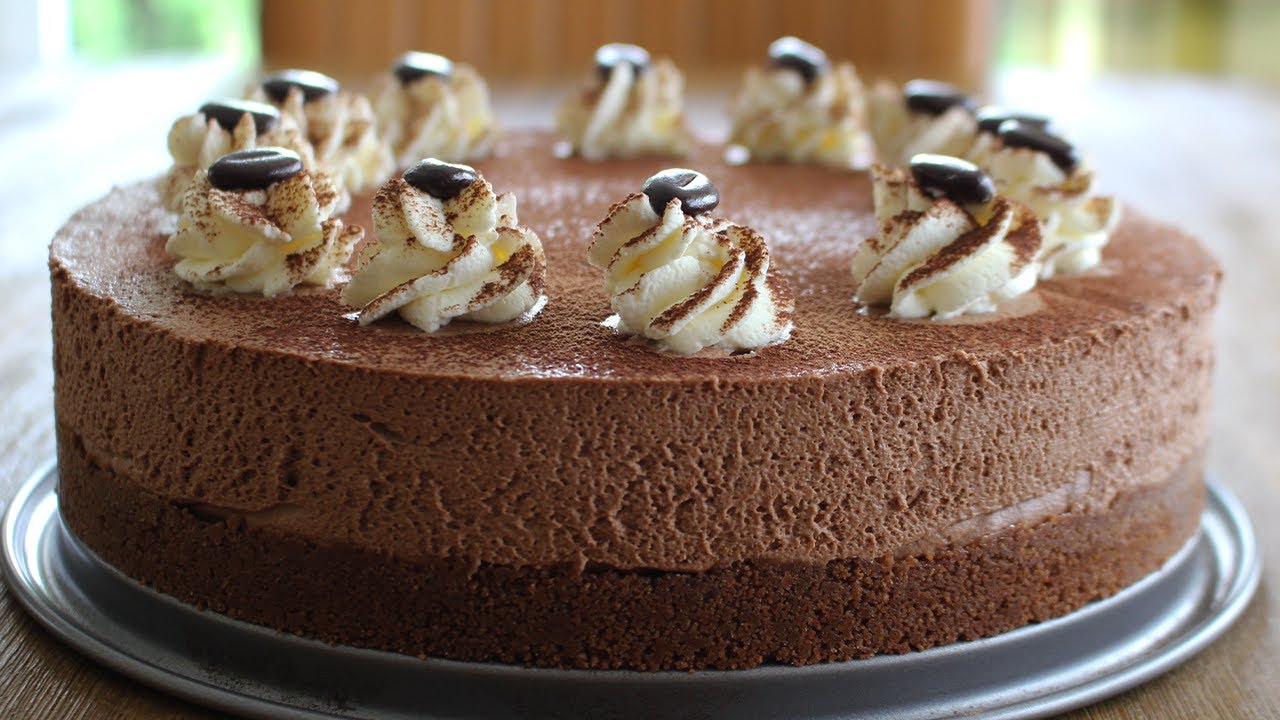 Gâteau Mousse au Chocolat sans cuisson - sans gélatine