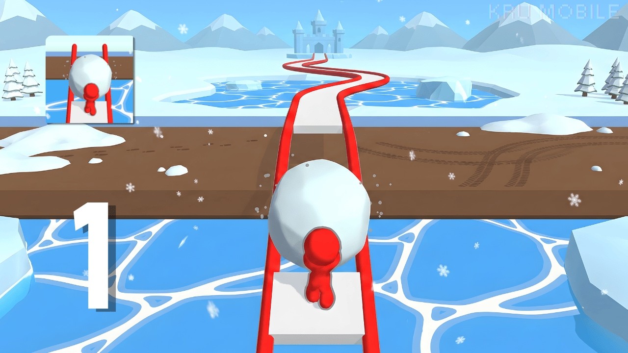 Ice Runner Battle: Snow Race - Gameplay Walkthrough Part 1 - Level 1 ~ 5 (Android, IOS)