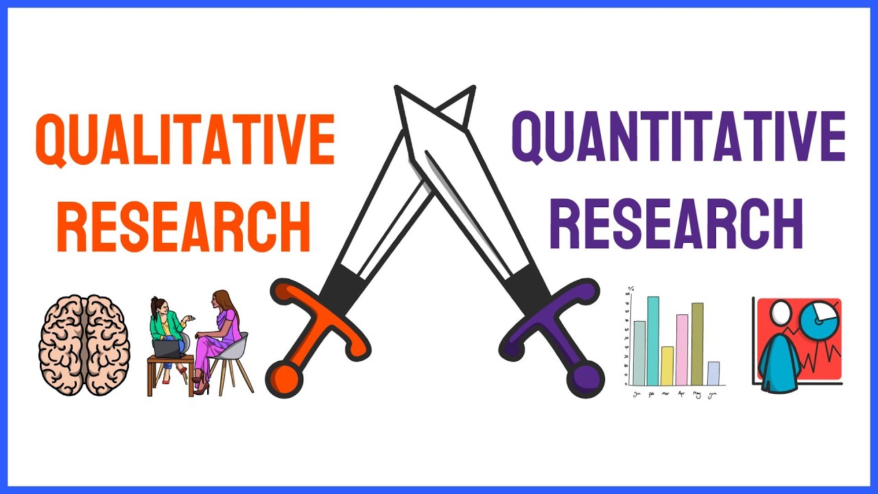 7 DIFFERENCES between QUANTITATIVE and QUALITATIVE research