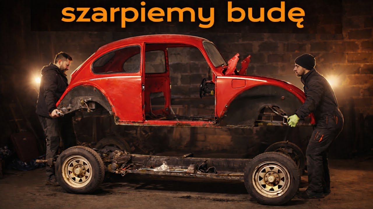 Zdejmujemy karoserię z Volkswagen Garbus