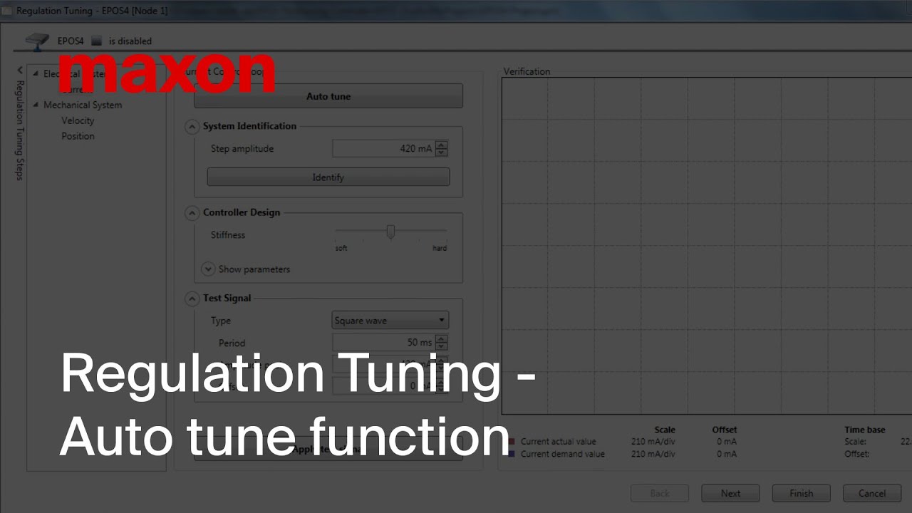 EPOS Studio: Regulation Tuning - Auto tune function