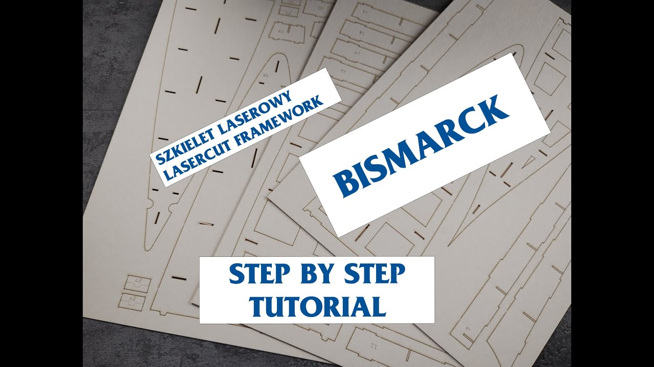 JSC, Bismarck, szkielet laserowy, lasercut framework