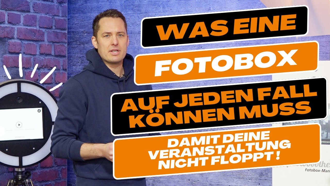 Was eine Fotobox auf jeden Fall können muss, damit deine Hochzeit [2024] nicht ins Wasser fällt!