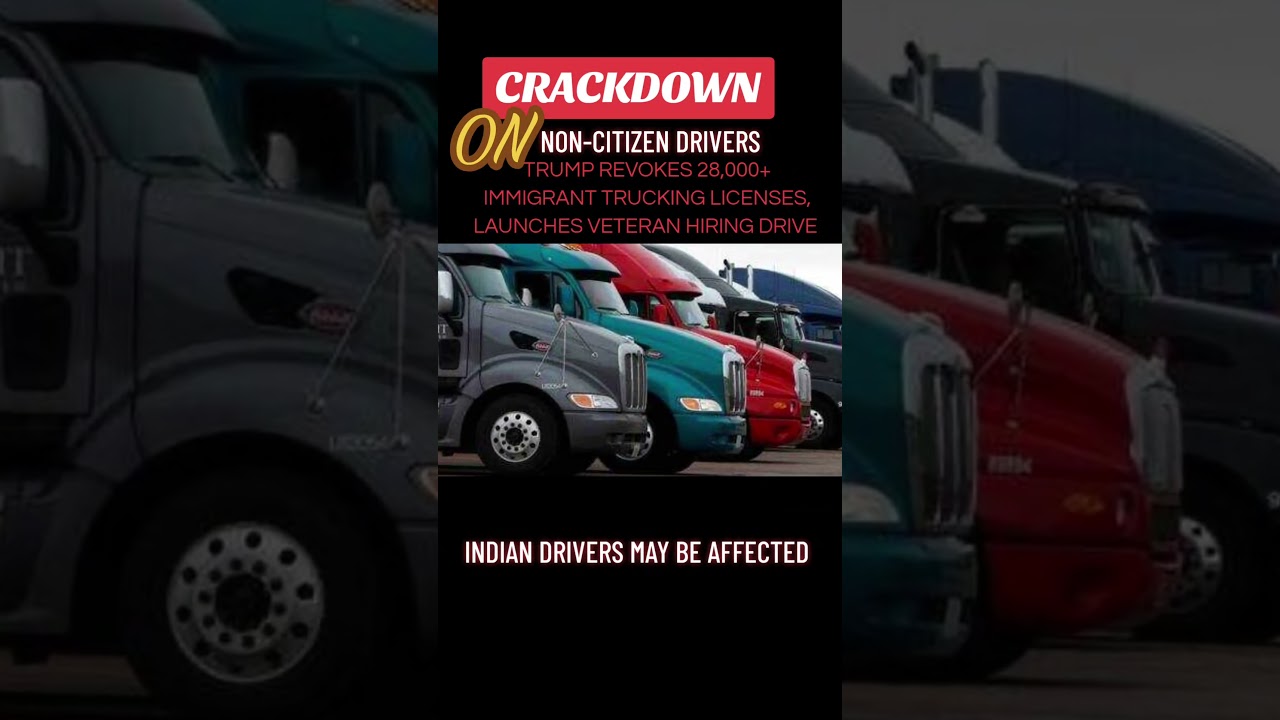 CRACKDOWN ON NON CITIZEN TRUCK DRIVERS