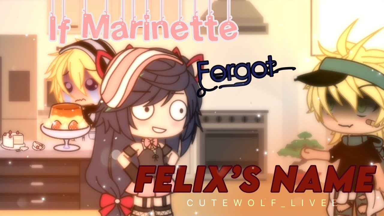||GL||•MLB•✨~If Marinette Forgot Félix’s Name~◈My AU❖