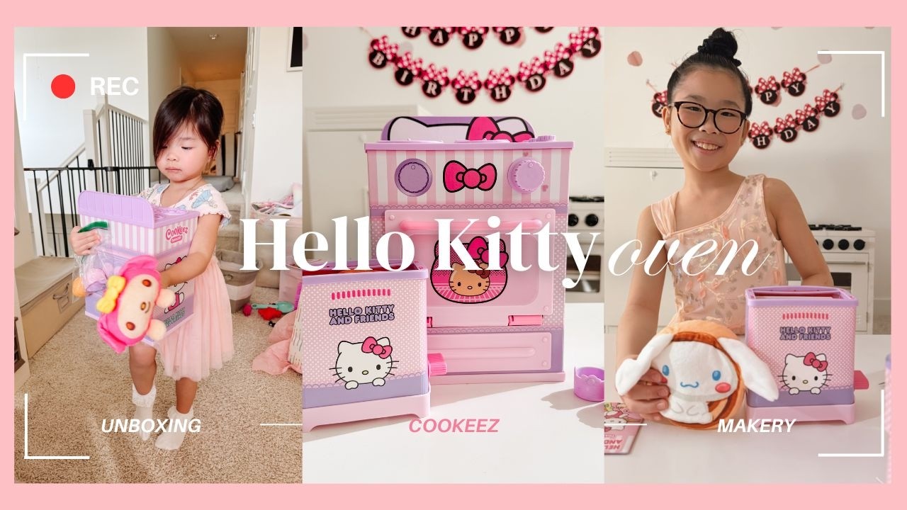 Hello Kitty Oven- Unboxing Cookeez Makery