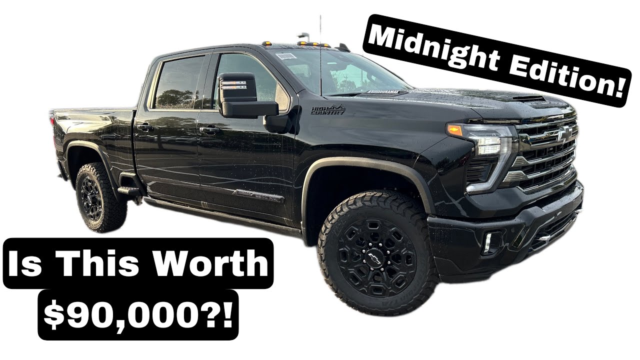 2024 Chevrolet Silverado 2500HD High Country Midnight Edition 6.6 Duramax POV Test Drive & Review