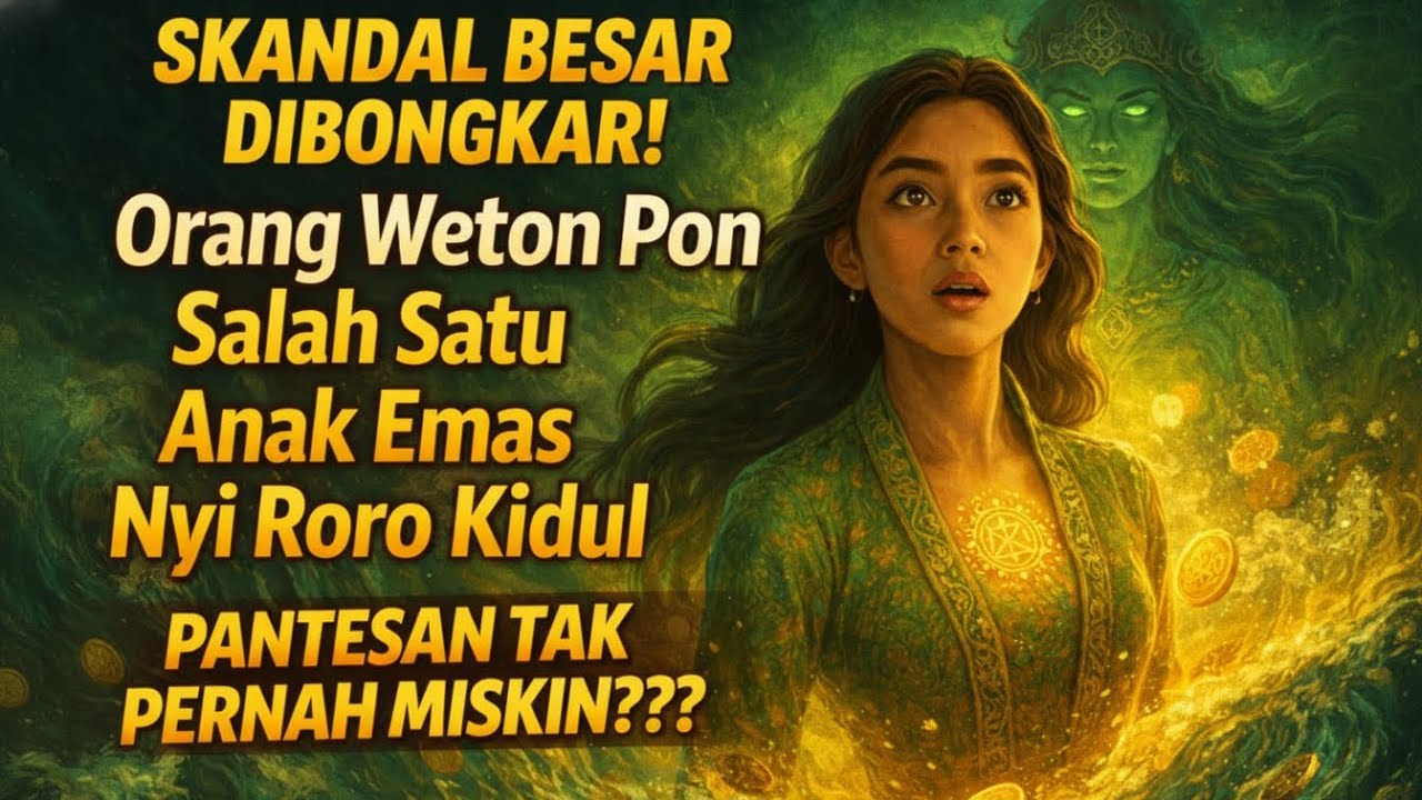 EDYAN‼️ WETON PON TERNYATA ANAK EMAS NYI RORO KIDUL… PANTESAN ORA ISO MISKIN