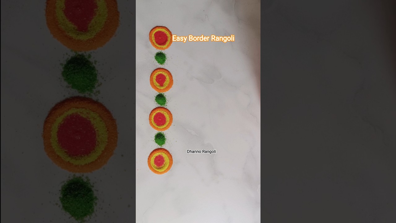 Sankaranti border Rangoli design 