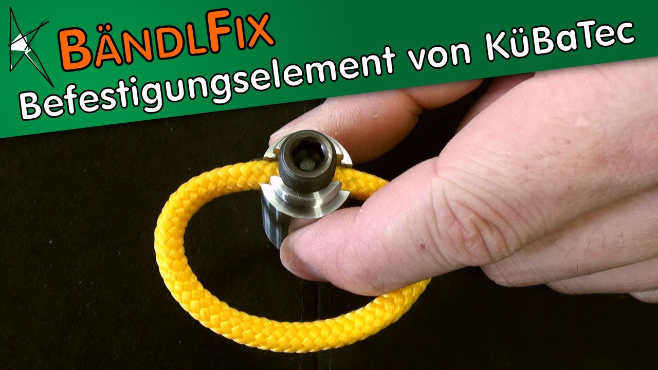 M&ouml;belknopf - Individuelle Anfertigung mit dem Befestigungselement B&auml;ndlFix von K&uuml;BaTec