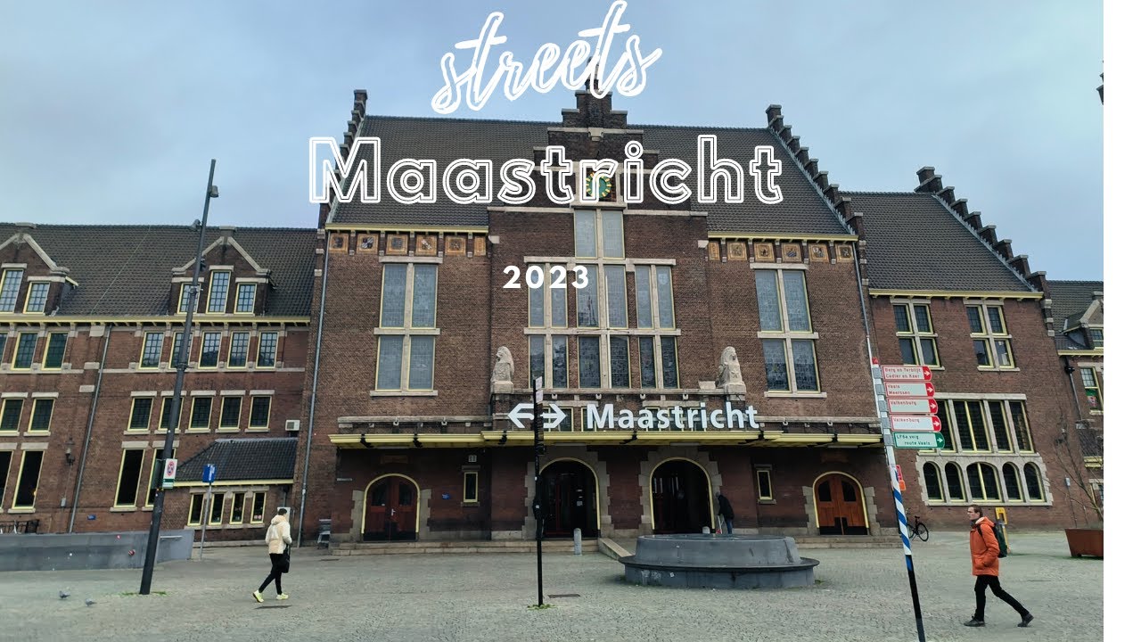 Driving downtown - Maastricht 4K - Maastricht driving tour - Maastricht streets 2023 - NL