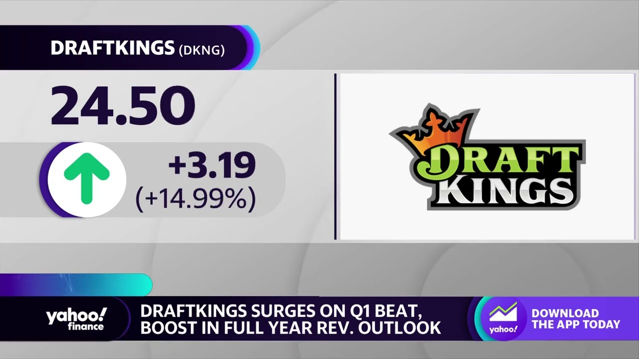 DraftKings stock surges on Q1 earnings beat