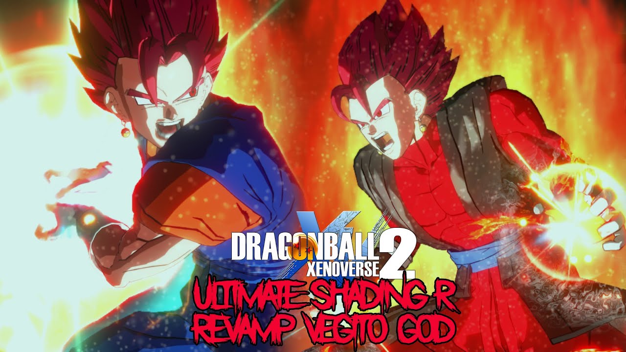 Ultimate Shading R Revamp Vegito (Super Saiyan God) - Dragon Ball Xenoverse 2 [MOD][1080P][60FPS]