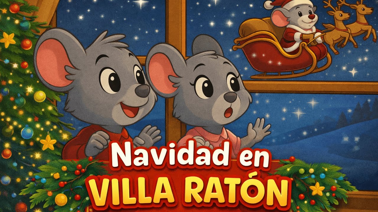 LA NAVIDAD DE TOMÁS Y CLARA. Cuento infantil. Ha llegado PAPÄ NOEL A VILLA RATÓN.