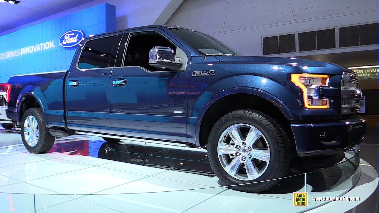 2015 Ford F150 Platinum - Exterior and Interior Walkaround - 2015 Detroit Auto Show