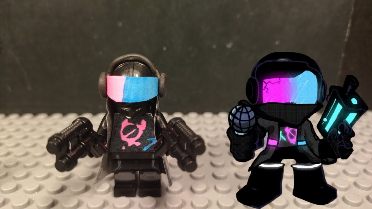 Все персонажи из Friday night funkin из лего 7 /All characters from Friday night funkin from lego 7.