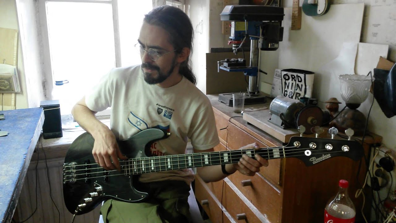 Guitar78 Bacchus Hand Made WOODLINE ASH top series Jazz Bass