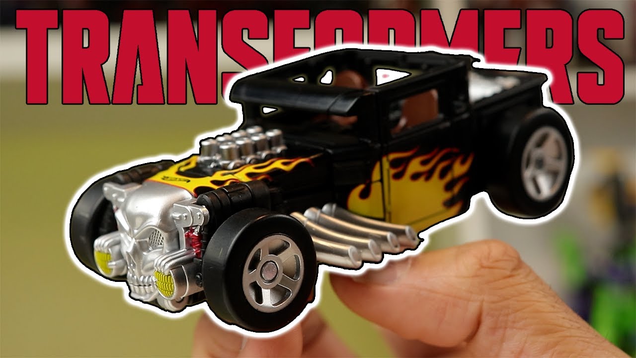 This Hotwheels Car Is A Transformer | #transformers Hot Wheels Boneshaker Colab