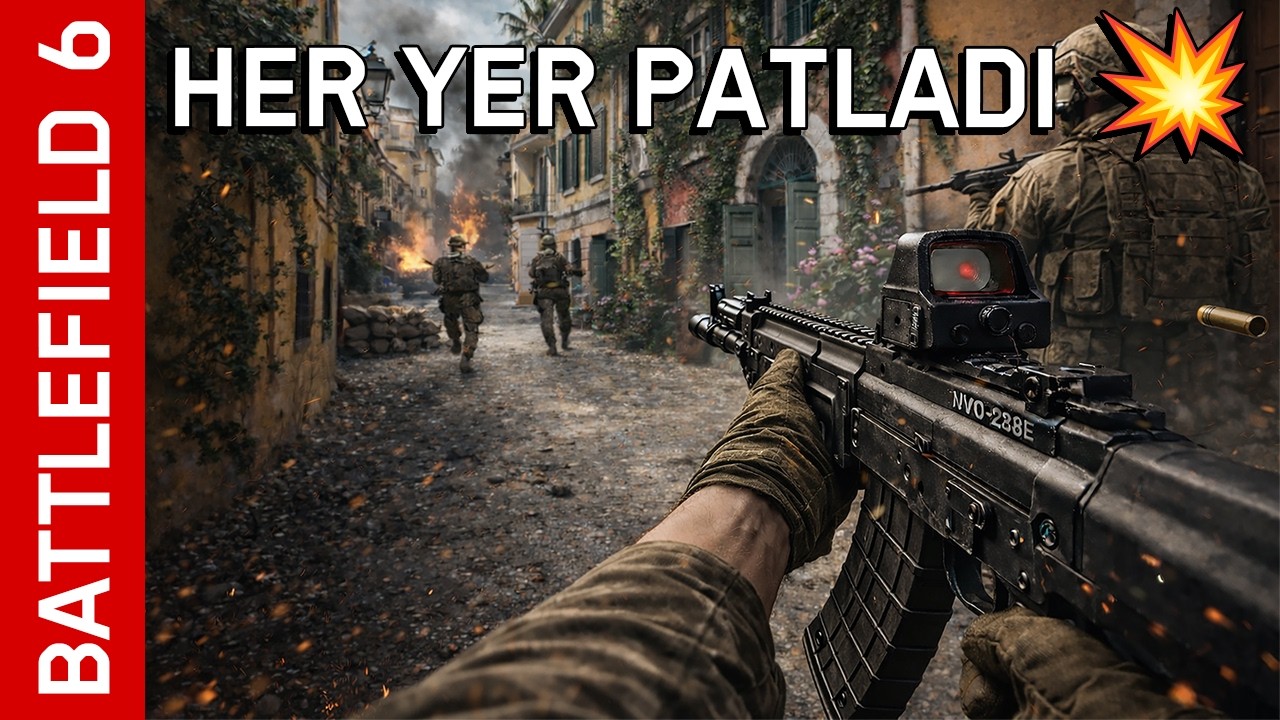 NVO-228E İLE KAOS BAŞLADI! 🔥 Domination Yakın Mesafe Savaşı | Battlefield 6