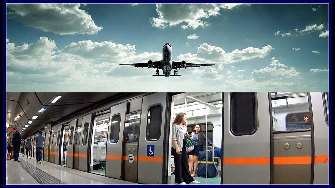Athens Metro Ride to / from Airport Check In / Out - Line 3 Railway Station - [324]