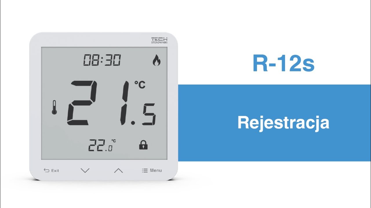 Rejestracja przewodowego regulatora R-12s z czujnikiem podłogowym do listwy L-X lub L-12